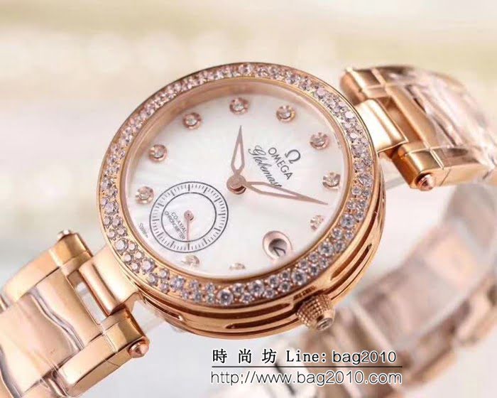 歐米茄OMEGA 時尚水鑽 女士石英腕表 WSS2206